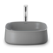 Duravit Lavabo à poser Zencha 42x42 cm, sans trop-plein, gris satinée-5