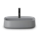 Duravit Lavabo à poser Zencha 55x39 cm, avec trop-plein, gris satin mat, WG-4