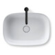 Duravit Lavabo à poser Zencha 55x39 cm, sans trou, blanc mat s-matt-2