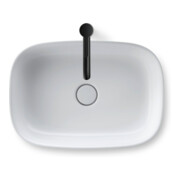 Duravit Lavabo à poser Zencha 55x39 cm, sans trou, blanc mat s-matt-2