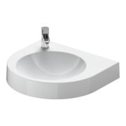 Duravit Lavabo Architec 57,5x52 cm, EC gauche, sans trop-plein, avec vidage, blanc