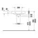 Duravit Lavabo Architec 57,5x52 cm, sans trop-plein, avec plage robinetterie, blanc-4