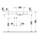 Duravit Lavabo Architec Vital Med 57,5x52cm, HL d, o Ü, avec HLB, BF, blanc