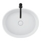 Duravit Lavabo Balcoon 55x45 cm, sans robinetterie, posé, blanc mat soyeux