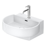 Duravit Lavabo Balcoon 55x48 cm, blanc brillant, avec trop-plein, trou robinetterie