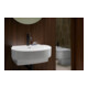 Duravit Lavabo Balcoon 55x48 cm, blanc brillant, avec trop-plein, trou robinetterie
