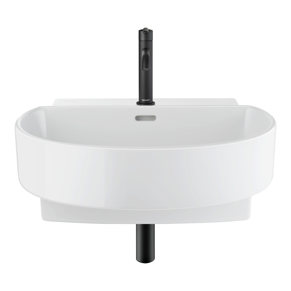 Duravit Lavabo Balcoon 60x48 cm, blanc brillant, avec trou robinet, trop-plein