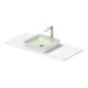 Duravit Lavabo console Sivida 108x50 cm, vert I.Fa m, extérieur blanc s-mat-1