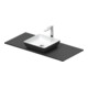 Duravit Lavabo console Sivida 108x50cm, I.Fa w m, Couleur extérieure gris ma-1