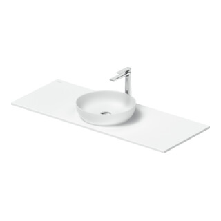 Duravit Lavabo console Sivida 128x50 cm, blanc mat soyeux