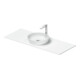 Duravit Lavabo console Sivida 128x50 cm, blanc mat soyeux-1