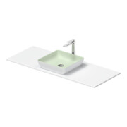 Duravit Lavabo console Sivida 128x50 cm, I.Fa grand modèle, ext. Fa blanc s-mat