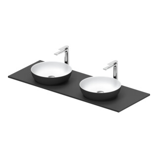 Duravit Lavabo console Sivida 135x50 cm, I.Fa w m, Couleur extérieure gris ma