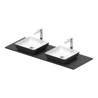 Duravit Lavabo console Sivida 135x50 cm, I.Fa w sm, Couleur ext. gris mat