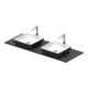 Duravit Lavabo console Sivida 135x50 cm, I.Fa w sm, Couleur ext. gris mat-1