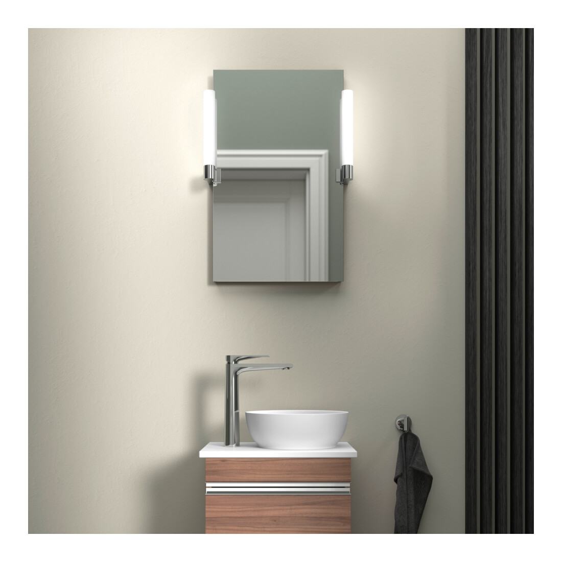 Duravit Lavabo console Sivida 41x33 cm, blanc mat soyeux