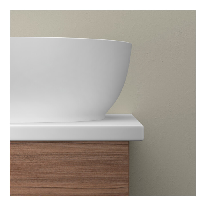 Duravit Lavabo console Sivida 41x33 cm, blanc mat soyeux