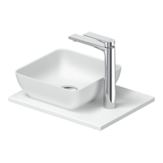 Duravit Lavabo console Sivida 41x33 cm, blanc mat soyeux