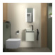 Duravit Lavabo console Sivida 41x33 cm, I.Fa w sm, Couleur extérieure vert ma