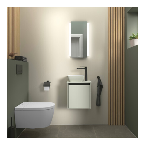 Duravit Lavabo console Sivida 41x33 cm, I.Fa w sm, Couleur extérieure vert ma