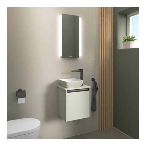 Duravit Lavabo console Sivida 41x33 cm, I.Fa w sm, Couleur extérieure vert ma