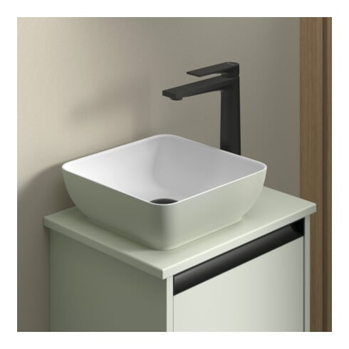 Duravit Lavabo console Sivida 41x33 cm, I.Fa w sm, Couleur extérieure vert ma