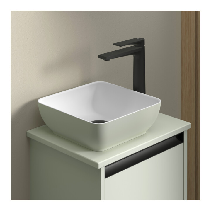 Duravit Lavabo console Sivida 41x33 cm, I.Fa w sm, Couleur extérieure vert ma