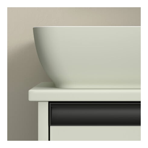 Duravit Lavabo console Sivida 41x33 cm, I.Fa w sm, Couleur extérieure vert ma
