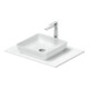 Duravit Lavabo console Sivida 68x50 cm, blanc mat soyeux-1