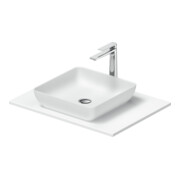 Duravit Lavabo console Sivida 68x50 cm, blanc mat soyeux