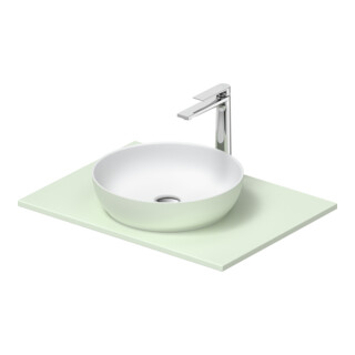 Duravit Lavabo console Sivida 68x50 cm, I.Fa w m, Couleur ext. vert ma