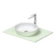 Duravit Lavabo console Sivida 68x50 cm, I.Fa w m, Couleur ext. vert ma-1
