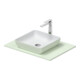 Duravit Lavabo console Sivida 68x50 cm, I.Fa w m, Couleur ext. vert ma-1