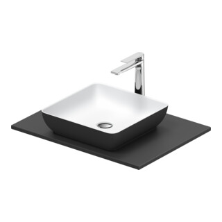 Duravit Lavabo console Sivida 68x50 cm, I.Fa w m, Couleur extérieure gris ma