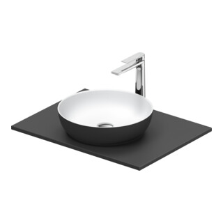 Duravit Lavabo console Sivida 68x50 cm, I.Fa w m, couleur extérieure gris mat