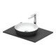 Duravit Lavabo console Sivida 68x50 cm, I.Fa w m, couleur extérieure gris mat-1