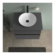 Duravit Lavabo console Sivida 68x50 cm, I.Fa w m, couleur extérieure gris mat-2