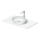Duravit Lavabo console Sivida 88x50 cm, blanc mat soyeux-1