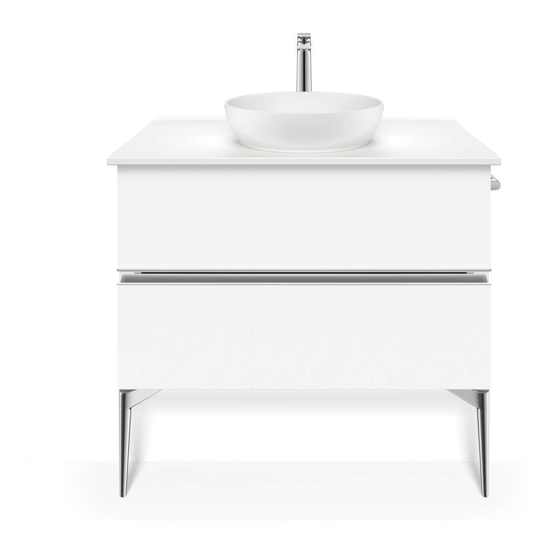 Duravit Lavabo console Sivida 88x50 cm, blanc mat soyeux
