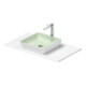 Duravit Lavabo console Sivida 88x50 cm, vert I.Fa m, blanc extérieur s-mat-1