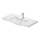 Duravit Lavabo D-Code 100x48 cm, avec trou de robinet, trop-plein, blanc-1