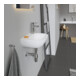 Duravit Lavabo D-Code 36x27 cm, avec trop-plein, trou robinet à gauche, blanc