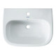 Duravit Lavabo D-Code 60x46 cm, avec trop-plein, plan robinet, blanc