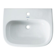 Duravit Lavabo D-Code 60x46 cm, avec trop-plein, plan robinet, blanc-2