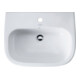 Duravit Lavabo D-Code 60x46 cm, avec trop-plein, plan robinet, blanc