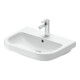 Duravit Lavabo D-Code 60x46 cm, avec trou robinet, trop-plein, blanc-1