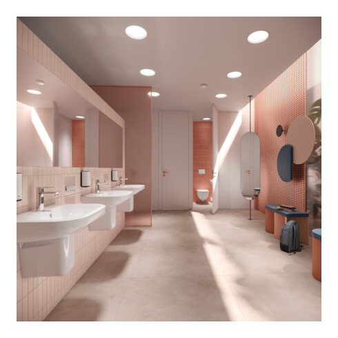 Duravit Lavabo D-Code 60x46 cm, avec trou robinet, trop-plein, blanc