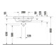 Duravit Lavabo D-Code 60x48 cm, avec trou robinet, trop-plein, blanc