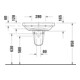 Duravit Lavabo D-Code 65x46 cm, avec trou robinet, trop-plein, blanc-2