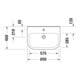 Duravit Lavabo D-Code 65x46 cm, avec trou robinet, trop-plein, blanc
